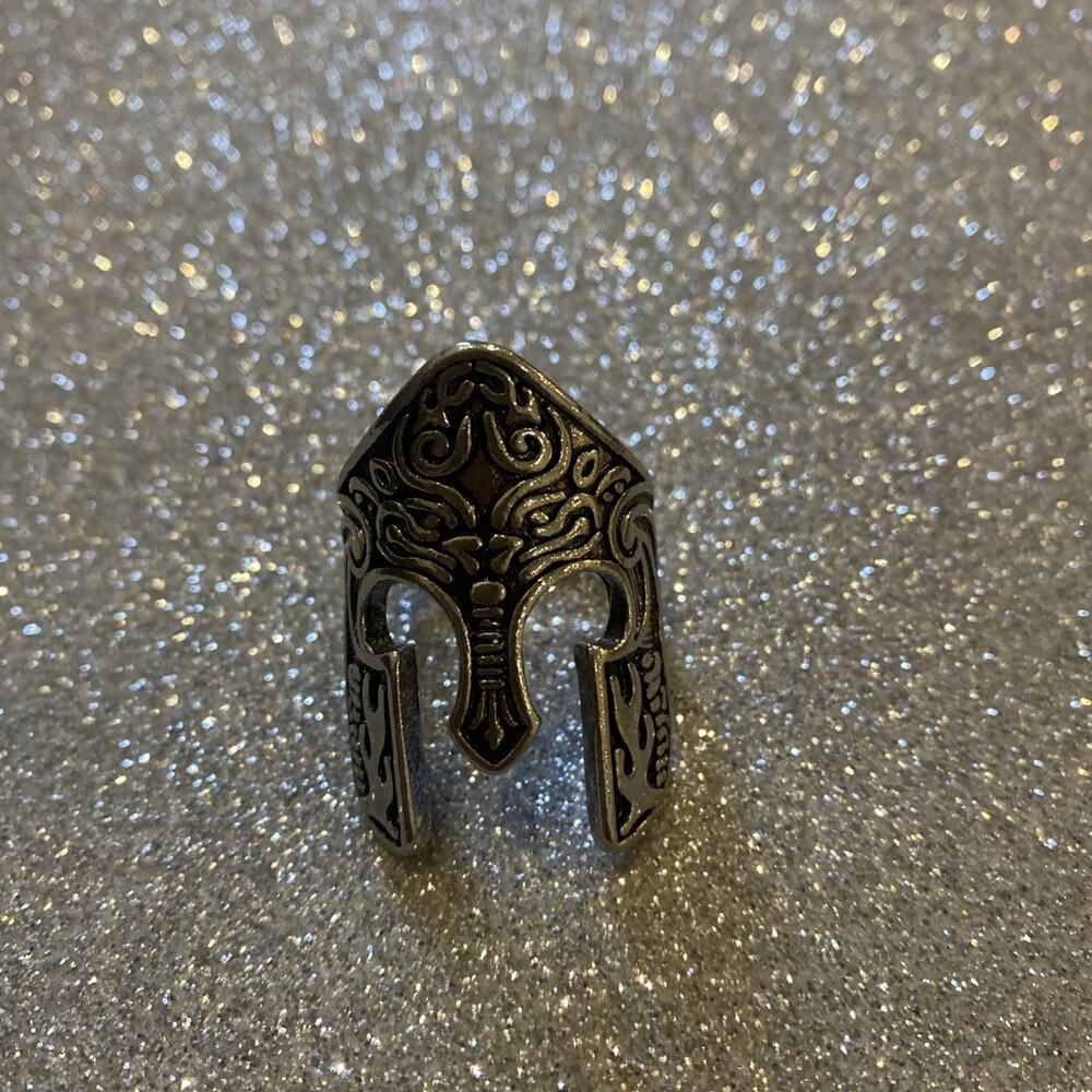 Vintage Roman Helmet Ring Size 11